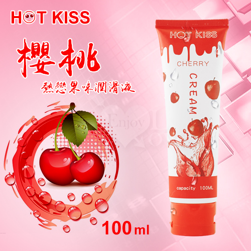 HOT KISS‧蘋果 熱戀果味潤滑液 100ml﹝可口交、陰交、按摩...﹞